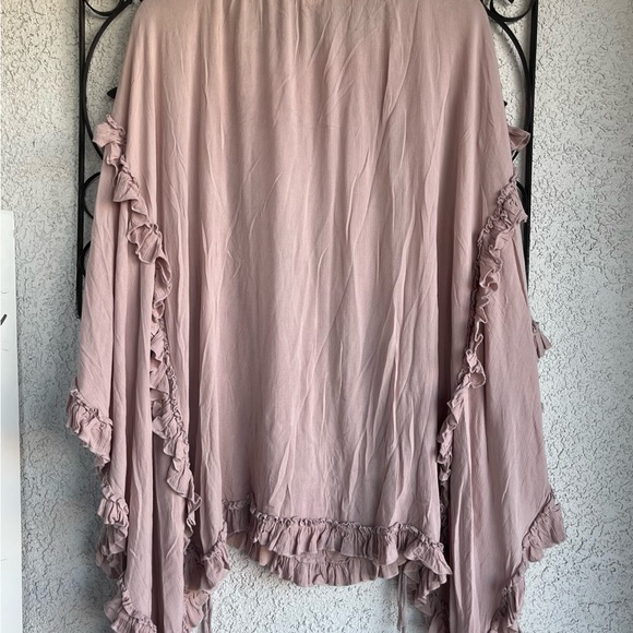 Free People Cassy Tunic Hushed Violet Fringe Mini Dress - Picture 7 of 12